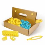 168x Cardboard Construction Tool Kit Kids Building Set Birthday Gift Educational Toy for Engineering School Boys Girls (New)