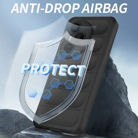 S5d53e024e49249dd82a8f651233a60f5D_480x480q75 Shockproof Case Honor 600 400 200 90 70 50 Lite Pro Plus X7 X8 X9 X9B X9C X9D Air Bag Liquid Silicone Armor Case Back Cover (New) - Image 1
