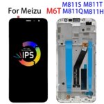 57 Original Meizu M6T LCD Display With Frame Touch Screen Panel Digitizer Meizu M6T M811H M811S M811T M811Q Display (New)