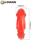 Dirt Pit Bike Accessories CRF450 Plastic Wheel Protection Mudguard For CRF 450 2022 Motorcycle Front Fender Motocross Parts (New)