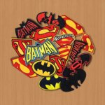 Anime Superheroes Cartoon Bat iron on Embroidery Patches for Clothes Jackets Fabric Stickers DIY Decor Jeans Hat Applique (New)