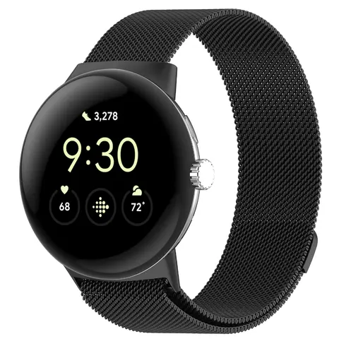 S5e95da974cd94427ba95f94aba9b1da2E_480x480q75 Milanese Metal Strap Google Pixel Watch 2 1 Magnetic Stainless Steel Bracelet Wristb Google Pixel Watch 3 41mm B (New) - Image 1