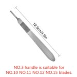 20-100pcs Carbon Steel Surgical Blades DIY Cutting Phone Repair Carving Animal Eyebrow Grooming Maintenance Scalpel Knife (New)