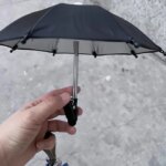 1pc Mobile Phone Sunshade Stand with Clip | Mini Anti-UV & Anti-Glare Phone Sun Visor for Outdoor Beach Photography & Car (New)