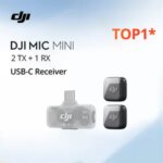 DJI Mic Mini Mic 2 Mic 3 Mobile Receiver with 1 TX + 1 TX or 2 TX + 1 RX Option transmitters Not compatible with DJI Mic Bangladesh (New)
