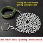 Chew-Proof Heavy Duty Dog Chain Leash: Rust-Resistant Metal Training Leash For Secure Tie-Out Walking And Strong Chewers (New)