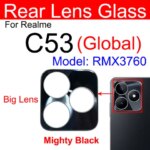 Primary Lens Glass Realme C55 C53 C35 C33 C31 C30 C30S Back Camera Lens Glass Rear Camera Lens Glass Replacement (New)
