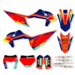 Powerzone Custom Team Graphics Decals Sticker Kit for KTM EXC EXC-F 2020 2021 2022 2023 SX SXF 2019 2020 2021 2022 140 (New)
