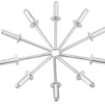 M4 M5 Aluminium Dome Round Pop Open Hollow Core Pulling Blind Dropper Self-plugging Rivet (New)