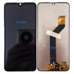 Black 610 inch Itel S15 W6002  Itel S15 PRO LCD Display Touch Screen Digitizer Assembly Replacement parts  With Frame (New)