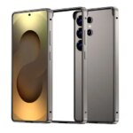 Hybrid Silicone Frame Aluminum Metal Bumper Case Samsung Galaxy S26 S25 S24 Ultra Plus Heat Dissipation Back Accessories (New)