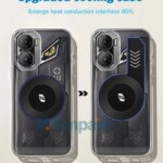 Nubia Neo3 4G 5G Neo 3 Cooling Case Shockproof Transparent Soft TPU Gaming Heat Dissipation Bumper Capa Funda Casing (New)