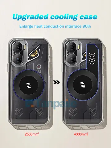 S60bb26756e1c416f966df9c81628995dy_480x480q75 Nubia Neo3 4G 5G Neo 3 Cooling Case Shockproof Transparent Soft TPU Gaming Heat Dissipation Bumper Capa Funda Casing (New) - Image 1