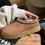 Winter Women Men Suede Slippers Genuine Leather Tasman Fur Slippers Unisex Tazz Shoes Ultra Mini Girls Boy Warm Boot Short Plush (New)