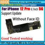 Original For iPhone 12 Pro Motherboard with Face ID Support Update CLean iCloud mainboard For iPhone 12 pro Logic board unlocked (New)