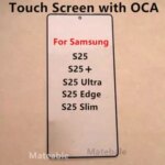 Touch Screen Samsung Galaxy S25 Ultra S25 Plus Edge Slim S938 S936 S931 S937 Out Glass LCD Front Panel Lens With OCA Bangladesh (New)