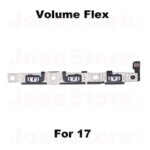 Volume Button Flex Cable iPhone 17 16 15 14 Pro Max Plus Air Volume Control Mute Switch Flex Cable With Metal Repair Part (New)