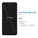 Display Tecno Spark 40C LCD Display Touch Screen Digitizer Assembly replacement parts Spark40C Screen Replacement (New)