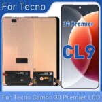 677 AMOLED TFT Tecno Camon 30 Premier 5G LCD display touch screen digitizer Assembly Camon30Premier CL9 LCD Repair (New)