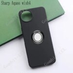 Sharp Aquos Wish4 Wish 4 66 AquosWish4 2024 Back Ring Holder Bracket Phone Case Soft Silicone TPU Original Shockproof (New)