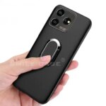Funda ZTE Blade V50 Design (4G) Case 66 Inch Black Finger Ring Soft Silicon Cover ZTE Blade V50 Design 4G Capa (New)