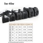 5/10/16/25/35/45W Submersible Water mini Pump Brushless EU 220v Filter Fish Tank Garden Hydroponic System Aquarium Fountains Pon (New)