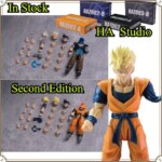 In Stock HA Toys HAZ002 Dragon Ball Z SHF Super Saiyan SSJ From The Future Son Gohan Anime Action Figures Model PVC Gift (New)