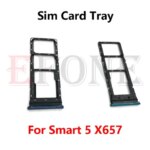 50PCS Infinix Smart 5 X657 Hot 8 Lite X650 SIM Card Tray Holder Reader SD Slot Adapter Repair Part (New)