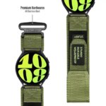 20mm Tactics Sport Strap Samsung Galaxy Watch 7 6 5 4 40mm 44mm B 6Classic 43 47mm Nylon Loop Bracelet 22mm GearS3 Correa (New)