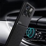 OnePlus 10T 5G Case Car Magnetic Holder Armor Back Cover One Plus 10 T Oneplus10T Soft Leather Plate Phone Cases Capa (New)