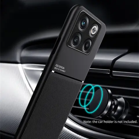 S628d1cd7b232409fab855fa6bb116e73I_480x480q75 OnePlus 10T 5G Case Car Magnetic Holder Armor Back Cover One Plus 10 T Oneplus10T Soft Leather Plate Phone Cases Capa (New) - Image 1