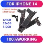 US Version For iPhone 14 Motherboard Clean ICloud Main Logic Board 14 Pro Max Unlocked Support Update Plate E-SIM / SIM