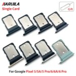 New Google Pixel 5  5 Pro  5A  6 Pro  6A Sim Card Holder Tray Chip Slot Drawer Holder Adapter Socket (Single Card) (New)
