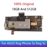 100% Original Unlocked Mobile Electronic Panel For ASUS ROG PHONE 5s Rog 5 Mainboard Motherboard Circuits With ROM (New)