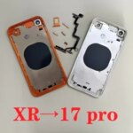 DIY BackShell  XR To 17 Pro Back Cover Assembly Fully Compatible iPhone XR Like 17 Pro Back Housing Free Gifts Bangladesh (New)