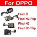 SIM Card Slot Board OPPO Find N N2 N3 Flip Sim Card Tray Holder Board Connector Flex Cable Repair Parts (New)