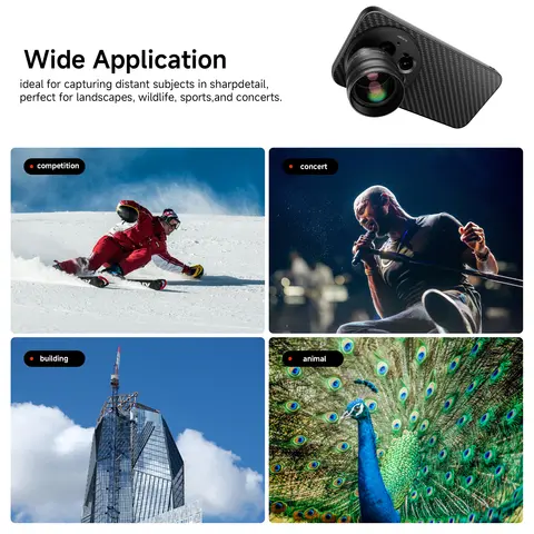 S63cbb6a20b134e878c2131fa01bb8075h_480x480q75 PICKOGEN 2X Converter Mobile Phone Camera Telephoto Lens 240mm Teleconverter With Phone Case vivo Xiaomi 15Ultra 17Ultra (New) - Image 1