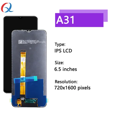 S63f12627fdec4786b982e6045e781676W_480x480 Mobile Phone screen lcds For OPPO A31 Lcd display pantalla de celulares For OPPO A31 Lcds screen replacement (New) - Image 1