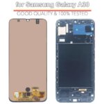 AMOLED LCD Samsung Galaxy A30 LCD Display Touch Screen Digitizer Assembly Samsung A30 A305F A305G Phone LCD with Frame (New)