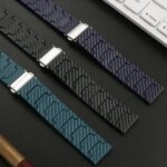 Carbon Fiber B Samsung Galaxy 7 FE 4 5 6 Classic 46mm Active 2 40mm 44mm link Bracelet Huawei Watch GT 4 2 2e 3 Pro strap (New)