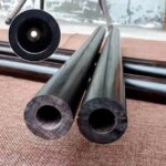Black Ebony Hollow Wood Tube Cylindrical Through Hole Log Material DIY Flute Xiao Making Blank Custom Drilling Available (New)