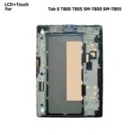 Tablet Screen Frame SM-T800 Display Replacement Tab S T800 T805 SM-T805 LCD Display Touch Screen Digitizer Sensors Assembly (New)