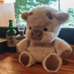 45/60CM Kawaii Calf Doll West Highland Running Little Cow Plush Toy Cartoon Soft Stuffed Animal Companion Toy Appease Kid Doll (New)