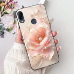 Case Asus Zenfone Max Pro M2 ZB601KL ZB602KL ZB631KL ZB633KL Cover X01BDA X01AD X01BD X00TD Fashion Flower Soft Black Bumper (New)