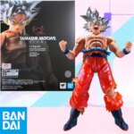 In Stock BANDAI Original S.H.Figuarts DRAGON BALL SON GOKU ULTRA LNSTINCL SHF Action Figure Model Gift forKid Foam Box Packaging (New)