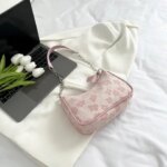 2025 New Fashion Felt Shoulder Bags for Women Small Casual Underarm Bag Female Hand Crossbody Bags for Women Purses and Handbags (New)