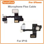 High Quatity Microphone Flex Cable Replacement iPhone 16 16Plus 16Pro 16ProMax Loudspeaker Antenna Flex Cable (New)