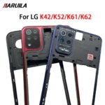 NEW Middle Frame Center Chassis Phone Housing LG K42 K52 K62 K61 Cover With Side Buttons Repair Parts (New)