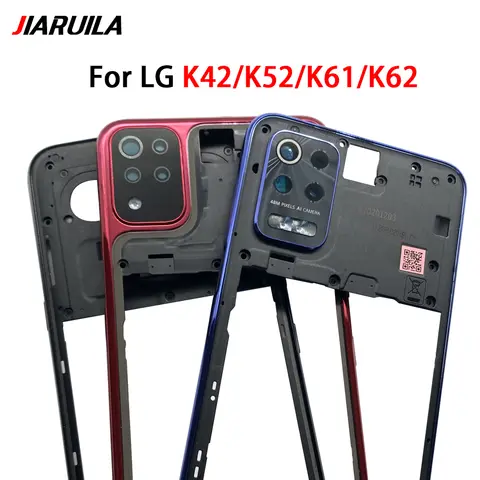 S662223f9b4384c57b264c00e909fac67G_480x480q75 NEW Middle Frame Center Chassis Phone Housing LG K42 K52 K62 K61 Cover With Side Buttons Repair Parts (New) - Image 1