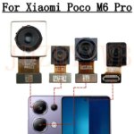 Front Rear Backside Camera Xiaomi Poco M6 Pro 4G Frontal Selfie Wide Back Facing Main Camera Phone Flex Cable (New)